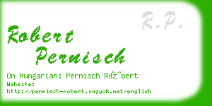 robert pernisch business card